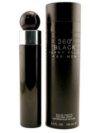 Perry Ellis 360° Black for Men EDT Spray - 3.3oz