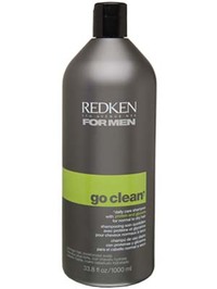 Redken For Men Go Clean 1000ml/33.8 oz - 1000ml/33.8 oz