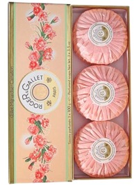 Roger & Gallet Carnation Boxed Soap Trio - 3x3.5oz