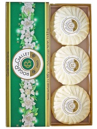 Roger & Gallet Gardenia Boxed Soap Trio - 3x3.5oz