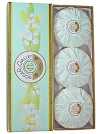 Roger & Gallet Lily of the Valley Boxed Soap Trio - 3x3.5oz