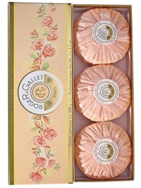 Roger & Gallet Tea Rose Boxed Soap Trio - 3x3.5oz