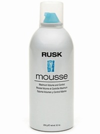 Rusk Mousse Maximum Volume and Control - 9.5oz