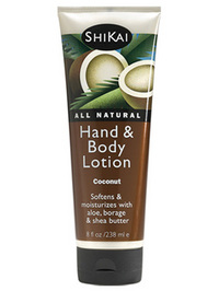 Shikai All Natural Hand and Body Lotion Coconut - 8oz