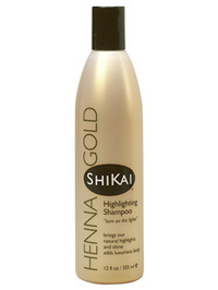 Shikai Henna Gold Highlighting Shampoo - 12oz