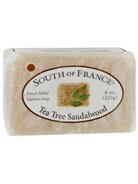 South of France Glycerin Bar Soap Tea Tree and Sandalwood - 8oz
