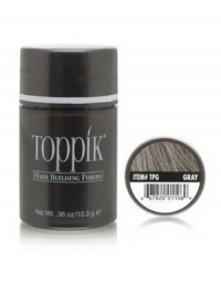 Toppik Hair Building Fibers 0.36oz - Gray - 0.36 oz