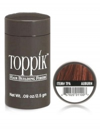 Toppik Hair Building Fibers 0.09oz travel size - auburn - 0.09 oz