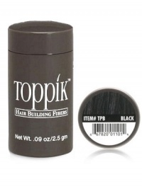 Toppik Hair Building Fibers 0.09 oz travel size - black - 0.09 oz