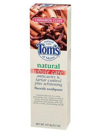 Tom's of Maine Whole Care Fluoride Toothpaste - Cinnamon Clove - 5.2oz