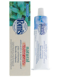 Tom's of Maine Whole Care Fluoride Toothpaste - Peppermint - 5.2oz