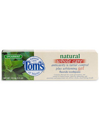 Tom's of Maine Whole Care Fluoride Toothpaste Gel - Spearmint - 5.5oz