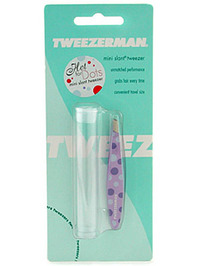 Tweezerman Mini Slant Tweezer Hot for Dots - Lavender - 1 item