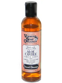Vermont Soapworks Organic Aloe Castile Liquid Soap - Sweet Orange - 16oz